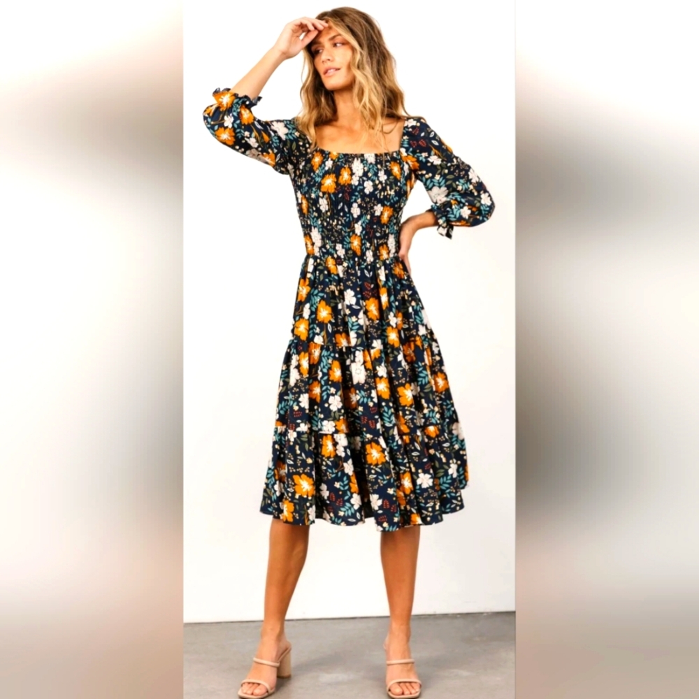 Baltic Born Cothing Dress- Marta Smocked